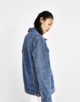 Oversized denim jacket