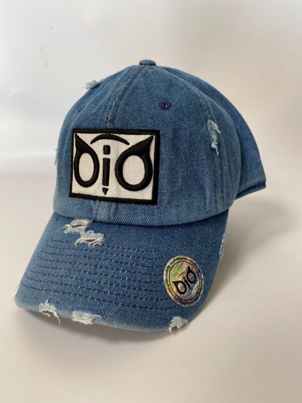 OiO Cap Jeans Blue , Black & White