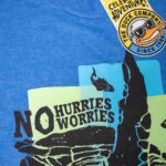 No Hurries. No Worries Kids Tee - Blue